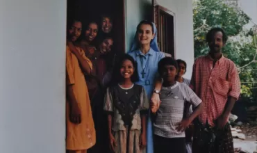 fabiola with the kids